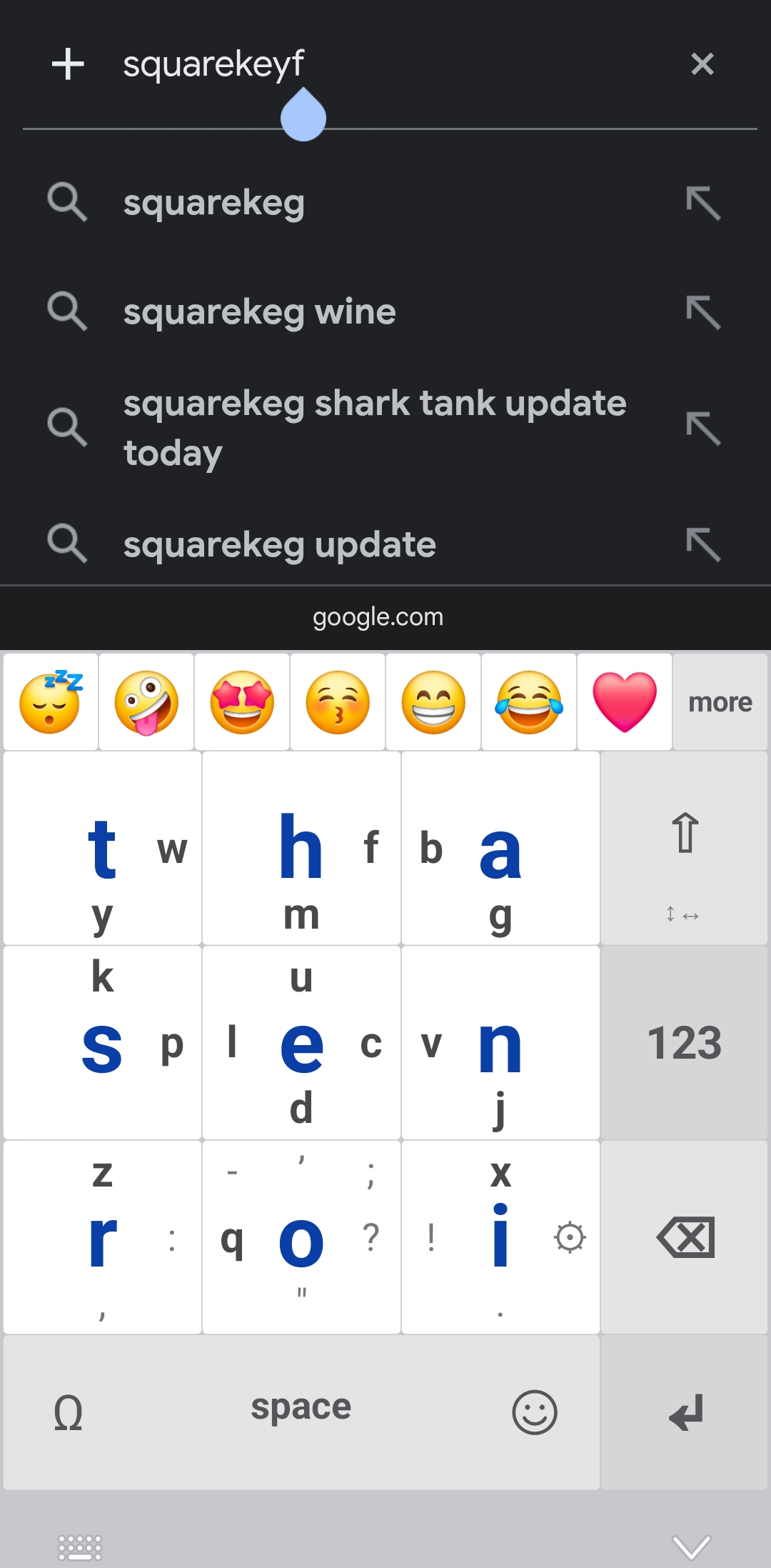 Squirkey's letters board in light colours